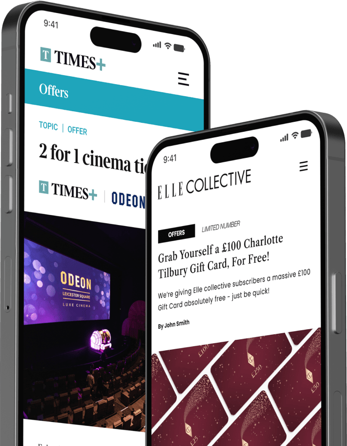 Times+ website preview